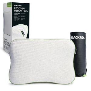 BLACKROLL Recovery Pillow Plus ergonomski jastuk za vrat od memorijske pjene, podesiva visina (6-13 cm), 60x40 cm, za one koji spavaju na boku, leđima i trbuhu