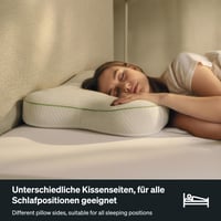 Ergonomický vankúš z pamäťovej peny BLACKROLL Recovery Pillow Plus, nastaviteľná výška (6-13 cm), 60x40 cm, vhodný pre spánok na boku, chrbte aj bruchu. 2