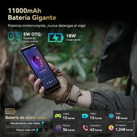 Odolný smartfón Blackview BV6200 Plus, 11000 mAh, 24 GB + 128 GB/2 TB, Android 15, vodotesnosť IP69K, 6,56" 90 Hz displej, 98 dB reproduktor, 16 MP fotoaparát, Dual 4G, NFC 3