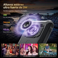 Odolný smartfón Blackview BV6200 Plus, 11000 mAh, 24 GB + 128 GB/2 TB, Android 15, vodotesnosť IP69K, 6,56" 90 Hz displej, 98 dB reproduktor, 16 MP fotoaparát, Dual 4G, NFC 6