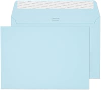 Blake Creative Colour Öntapadós Színes Boríték C5 Kék 25 db - C5 (162 x 229 mm), Cotton Blue, Pack of 25 1