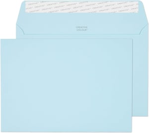 Blake Creative Colour samoljepljiva omotnica C5 (162x229 mm), pamučno plava - 25 kom.