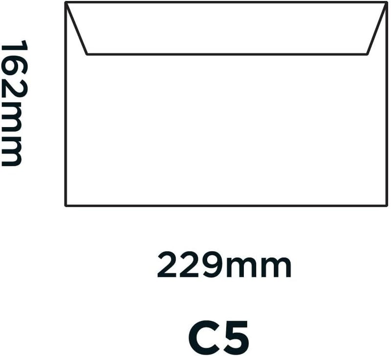 Blake Creative Colour Öntapadós Színes Boríték C5 Kék 25 db - C5 (162 x 229 mm), Cotton Blue, Pack of 25