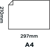 Blake Premium Business A4 120 gsm Krém Wove Papír 50 ív - A4, Cream Wove 2