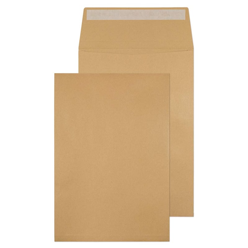 Samolepiaca obálka Blake Purely Packaging C4 s bočným rozšírením, 324 x 229 x 25 mm, manilová, 10 ks