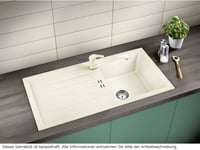BLANCO FAVUM 45 S Granitový kuchynský drez 86x43,5 cm zo SILGRANIT-u, vstavaný drez 2