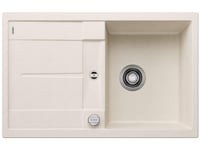 Chiuvetă din granit BLANCO METRA 45 S, culoarea Soft White – Chiuvetă de bucătărie cu o cuvă 1