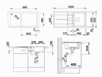 BLANCO METRA 6 S Silgranit granitový drez vo farbe soft biela – Vstavaný kuchynský drez 7