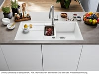 BLANCO METRA 6 S Silgranit granitový drez vo farbe soft biela – Vstavaný kuchynský drez 3