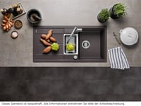 BLANCO METRA 6 S Silgranit granitový drez vo farbe soft biela – Vstavaný kuchynský drez 4