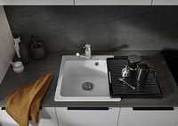 Odkvapkávač na drez BLANCO Wellentropf – čierny/sivý plast, 432 x 382 mm 5