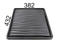 Odkvapkávač na drez BLANCO Wellentropf – čierny/sivý plast, 432 x 382 mm 2