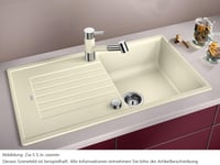 BLANCO ZIA 5 S Gránit Mosogató SILGRANIT Antracit Színben - Konyhai Beépíthető Mosogató 4