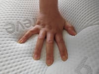 Blanrêve ergonomska jastučnica od memorijske pjene s navlakom koja se skida 55x35 cm bijeli ortopedski jastuk za vrat 5