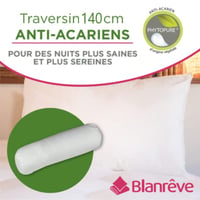 Blanrêve syntetická prikrývka odolná voči roztočom, biela, 140 cm, 1000 g, mäkký komfort, ľahká údržba, ekologická 2