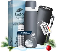 Blattberg Rozsdamentes Vízszűrő Palack 740ml - Baktérium és Vírus Elleni Védelem 1