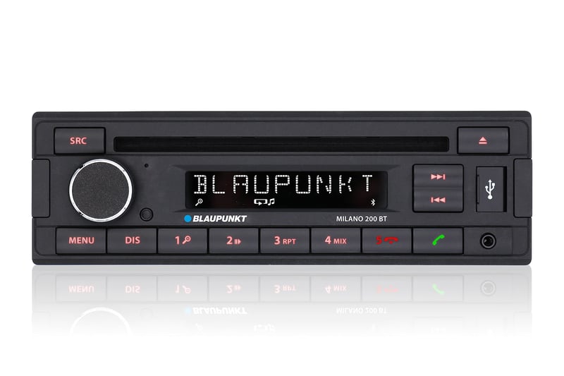 Autoradio Blaupunkt Milano 200 BT 1-DIN Bluetooth Negru