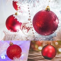BLAZOR Karácsonyfadísz Szett 34 db - Törhetetlen Műanyag Gömbök, Matt, Csillámló, Mintás Díszek Piros Színben, 6 cm Átmérőjű Karácsonyfa Dek 9