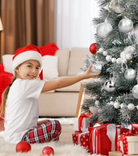 BLAZOR Karácsonyi Gömbdísz Szett 34 db - Törhetetlen Műanyag Karácsonyfadíszek Matt, Csillámló Kivitelben - Ezüst Színű Karácsonyfa Dekoráci 3