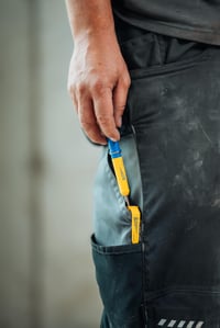 Sada značkovačov na hlboké otvory Bleispitz Dry Magnet 1812 so 6 náhradnými tuhami, ovládaním jednou rukou, protišmykovou rukoväťou a dizajnom proti odkotúľaniu 7