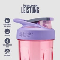 Šejker BlenderBottle Strada na proteínové nápoje a predtréningovky, 680 ml, fialový 2