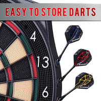 BLESION Elektronikus Darts Tábla 12 Nyíllal Elektromos Dartboard Gép 5