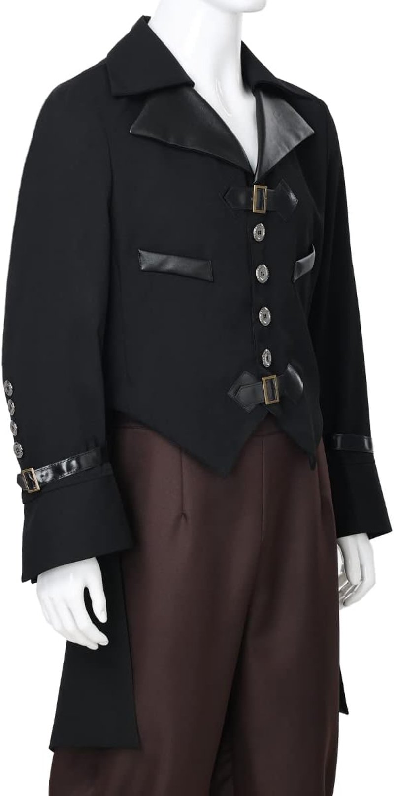 BLESSUME Gótikus Victorian Frack Steampunk Köpeny Jelmez Cosplay Kostüm