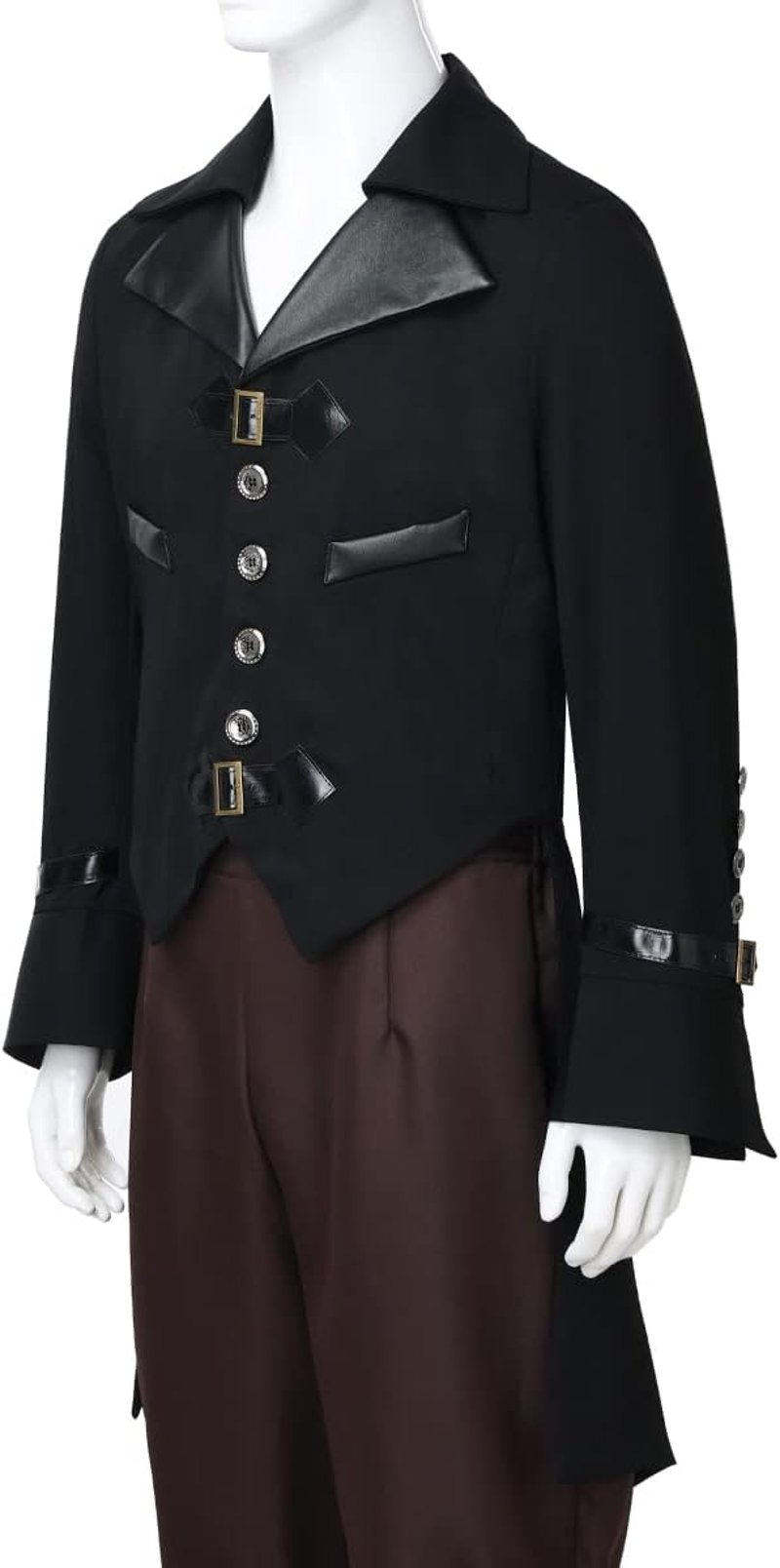BLESSUME Gótikus Victorian Frack Steampunk Köpeny Jelmez Cosplay Kostüm
