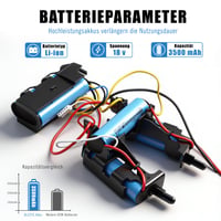 BLESYS 18V 3500mAh batéria pre vysávač AEG CX7-2-45AN CX7-2-35RM AG3011 AG3012 AG3013 AG3014G AG3015SW, náhradná batéria 140055192540 2