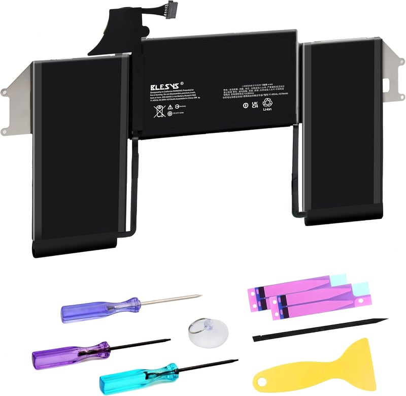 BLESYS A1965 Csereakkumulátor MacBook Air 13" Retina A1932 (2018-2019) és A2179 (2020) Modellekhez - 11,4V 49,9Wh Lítium-Polimer Laptop Akku