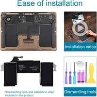BLESYS A1965 Csereakkumulátor MacBook Air 13" Retina A1932 (2018-2019) és A2179 (2020) Modellekhez - 11,4V 49,9Wh Lítium-Polimer Laptop Akku 4