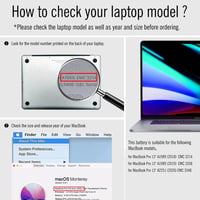 BLESYS A1989 csere laptopakkumulátor A1964 MacBook Pro 13 2018 2019 EMC 3214 EMC 3358 11,41V 5086mAh 3