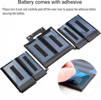 BLESYS A1989 csere laptopakkumulátor A1964 MacBook Pro 13 2018 2019 EMC 3214 EMC 3358 11,41V 5086mAh 6