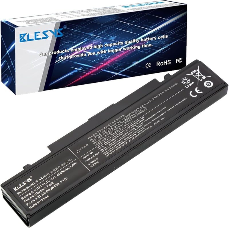 BLESYS AA-PB9NC6B Samsung R530 R540 R580 R730 RV720 Akkumulátor 11,1V 4400mAh