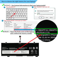 BLESYS L18C4PF3 / L18C4PF4 laptop akkumulátor Lenovo IdeaPad C340 / S540 sorozathoz 4