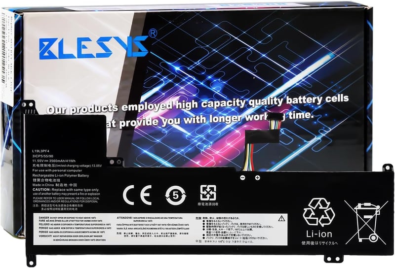 BLESYS L19L3PF4 L19C3PF6 Akkumulátor Lenovo IdeaPad 3-17 sorozathoz