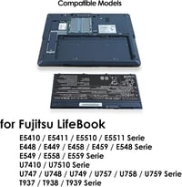 BLESYS FPB0338S laptop akkumulátor Fujitsu LifeBook U747/U748/U749/U757/U758/U759/E5510/E5511 sorozathoz 3