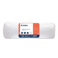 Prémiový valcový vankúš Bleu Calin Alaska Comfort – 100 % bavlnený poťah, 180 cm, biely 1