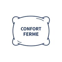 Prémiový valcový vankúš Bleu Calin Alaska Comfort – 100 % bavlnený poťah, 180 cm, biely 7