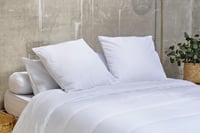 Pernă antiacarieni Bleu Calin Home Collection Cliniguard 60x60 cm Alb, set de 4 bucăți, fabricată în Franța, igienică 3