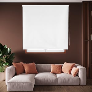 Blindecor Draco Blackout rolo zavjesa, prljavo bijela, 100x230 cm (Š x V), dimenzije tkanine 97x225 cm, toplinski izolacijska rolo zavjesa za prozor