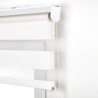 Blindecor Lira Duo roleta deň a noc biela 160x180 cm, rozmer látky 157x175 cm, zebrová okenná roleta zatemňovacia 3