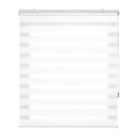 Blindecor Lira Duo roleta deň a noc biela 160x180 cm, rozmer látky 157x175 cm, zebrová okenná roleta zatemňovacia 2