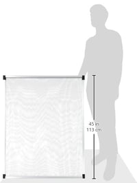 Blinky 75015 Ușă cu Plasă contra Insectelor cu Deschidere, Aluminiu Eloxat, 70x90 cm 2