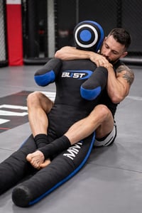 Blist JJJ Judo Kiállítási Manöken Vászon Alappal Üres - 70" (Inches), blue-black 3