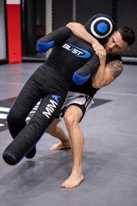 Blist JJJ Judo Kiállítási Manöken Vászon Alappal Üres - 70" (Inches), blue-black 4