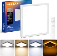 BLNAN LED Mennyezeti Lámpa Dimmelhető 18W Távirányítóval, Meleg Fehér 3000K-6500K 1