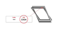 Bloc Blinds Skylight 102 rolo za zamračivanje za Velux krovni prozor, bijela, CK04, 37x78 cm 5