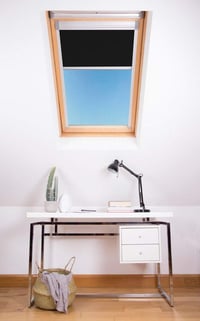 Bloc Blinds Skylight Blind 2 (55/98) za krovni prozor Fakro, roleta za zamračivanje, crna, 2 kom. 3