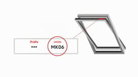 Zatemňovacia roleta Bloc Blinds Skylight MK06 pre strešné okná VELUX, biela, úplné zatemnenie 6